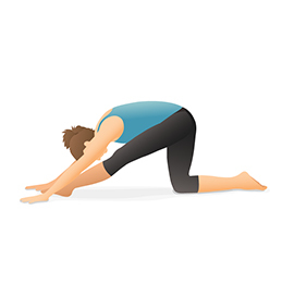 Ardha Hanumanasana