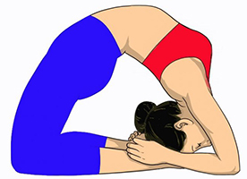 King Pigeon Pose kapotasana