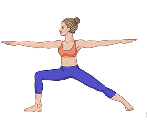 Virabhadrasana II